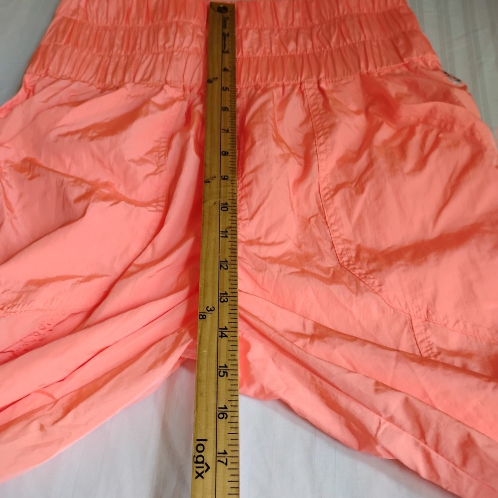 Free People Movement Pants Small The Way Home Jogger Windbreaker Neon Athletic - Picture 8 of 14